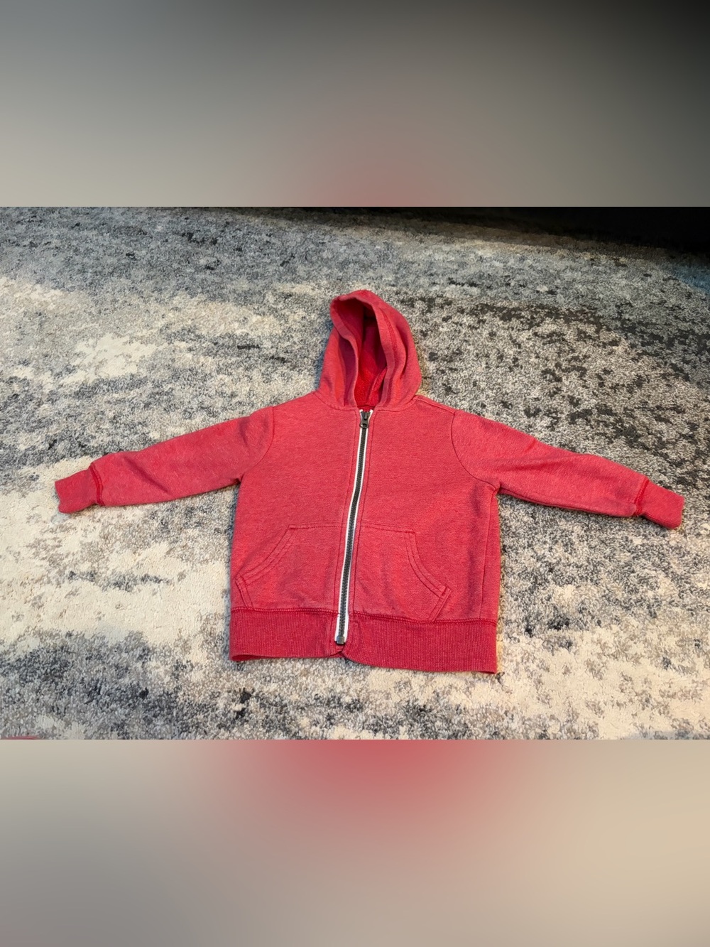 Old Navy Kids Red Zip Front Hoodie